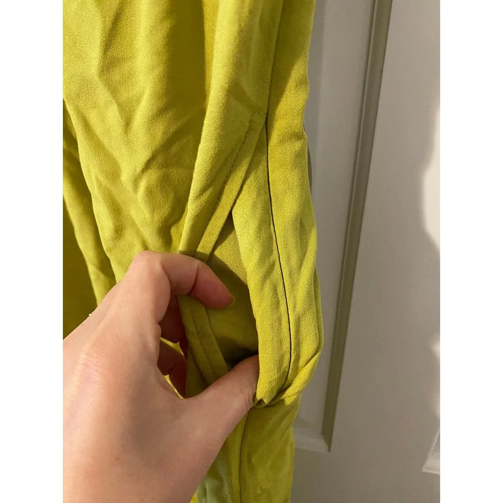 Matcha Green Cutout Midi Slip Dress‎ 12 Fairy Cocktail Ethereal Prom 90s Retro
